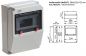 Preview: 178P/RR IP67 wall distributor 9TE