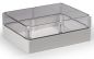 Preview: IP66 ABS Industriegehäuse transparent / klar 300 x 230 x 111 mm