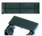 Preview: Wellrohrhalter NW37 grau anreihbar mit Deckel