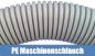 Preview: PE cable protection corrugated conduit NW23 light grey - as flexible cable protection conduit for machines