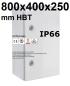 Preview: IP66 Control Cabinet 800x400x250 mm HBT VDE UL