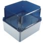 Preview: GSLT171 Kunststoffgehäuse grau 175x151x155mm LBH mit transparentem Deckel IP65-IP67