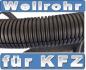 Preview: KFZ Wellrohr - NW 6 schwarz geschlitzt