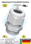 Preview: PA6 Kabelverschraubungen M12 x 1,5mm KB 3-6,5mm - Langgewinde