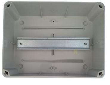 GSV231 Kunststoffgehäuse mit Tüllen 241x180x175mm LBH grau Klemmenkasten IP65-IP67