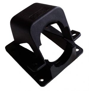 Corrugated conduit NW29 flange connection 2-piece black