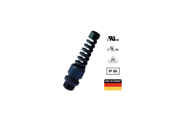 PA6 Knickschutz Kabelverschraubung M20x1,5  KB 6-12mm