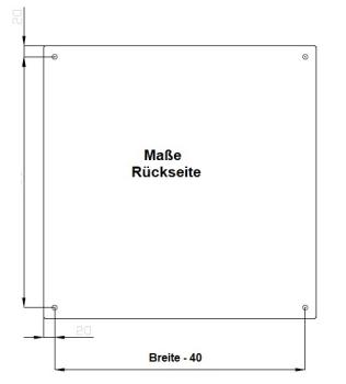 IP66 Schaltschrank 500x400x300 mm HBT VDE UL zertifiziert Stahlblech 1-türig