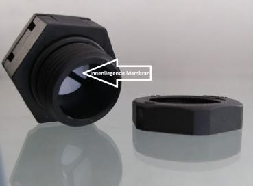 IP66 Druckausgleichselement M20 schwarz