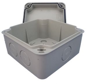 EX111 Kunststoffgehäuse vorgeprägt 108x108x64mm LBH Klemmenkasten IP65-IP67