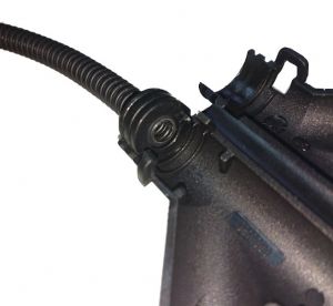 Y-Verteiler schwarz klappbar für KFZ-Wellrohr NW 22 - 22 - 17