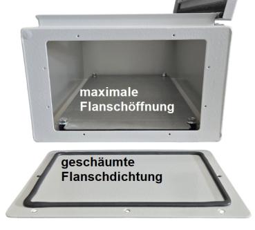IP66 Schaltschrank 250x250x150 mm HBT VDE UL zertifiziert Stahlblech 1-türig