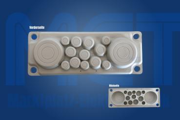 IP54 Kabelflanschplatte Multigate HLMC-14