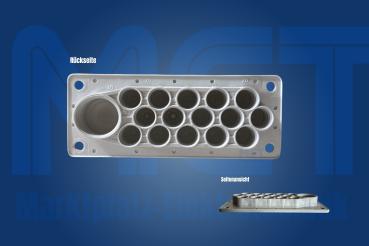 IP54 Kabelflanschplatte Multigate HTC-16