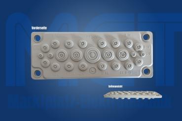 IP65 Kabelflanschplatte Multigate HTC-25