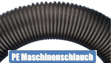 PE Kabelschutz Wellrohr NW17 schwarz - als flexibler Kabelschutzschlauch für Maschinen