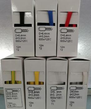 12m BOX transparent 2:1 1/4'' Schrumpfschlauch 6,4mm / 3,2mm ohne Kleber