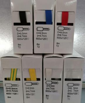 8m BOX blau 2:1 3/8'' Schrumpfschlauch 9,5mm / 4,7mm ohne Kleber