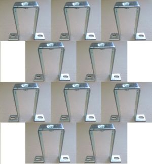 10 pieces 50mm mounting rail support TST - M6