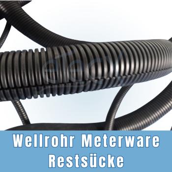 KFZ Wellrohr - Meterware Reststücke (geschlitzt)