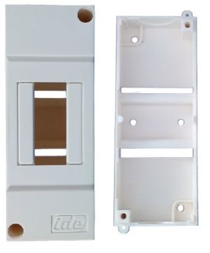 IDE BT2 IP20 AP distributor housing 1x2TE HS white