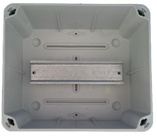 GSLT171 Kunststoffgehäuse grau 175x151x155mm LBH mit transparentem Deckel IP65-IP67