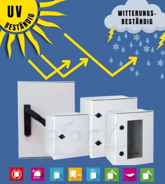 GFK Gehäuse 400x400x200mm