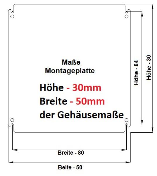 IP66 Schaltschrank 500x400x250 mm HBT VDE UL zertifiziert Stahlblech 1-türig