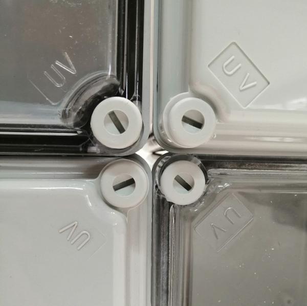 ISO Industriegehäuse 540x540x201 mm LBH IP66 Kunststoff GFK