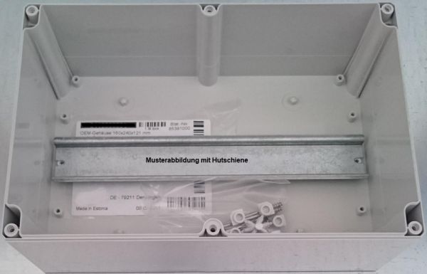 35mm Tragschiene verzinkt ungelocht für KLS-Gehäuse