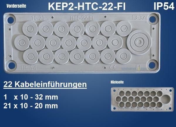 FL21 cable flange plate Multigate HTC-22-FI