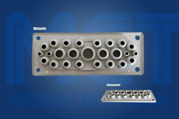 IP65 Kabelflanschplatte Multigate HTC-25