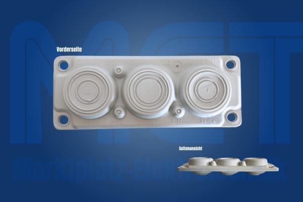 IP65 Kabelflanschplatte Multigate HTC-3