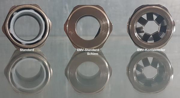 IP68 Messing Kabelverschraubungen incl. Gegenmutter Standard EMV EMV-FZ