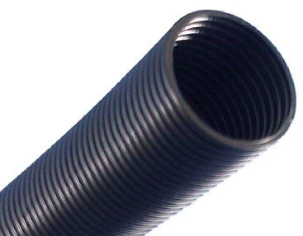 PE Wellrohr NW50 Kabelschutz schwarz (I-Ø 47,1mm - A-Ø 53,3  mm)