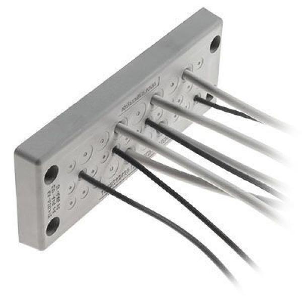 DES-PDM 24/42G 112 x 36mm mehrfach Kabeldurchführung 42 - 2.8/6.5mm IP66 grau