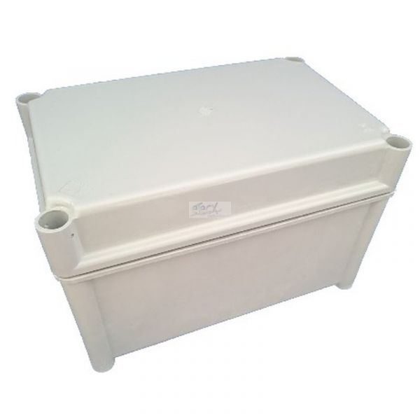 ISO GFK Kunststoff Industriegehäuse 540x360x171 mm LBH - Deckel grau - Polyestergehäuse Grau UV-Stabil