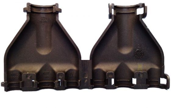 M-Verteiler Verteiler schwarz klappbar für Wellrohr NW10 - 4,5 - 7,5 - 4,5
