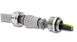 M16 EMV Verschraubung 4-9,5mm Messing IP68 Schirm