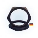 Gegenmuttern M50x1,5 - schwarz aus PA Kunststoff